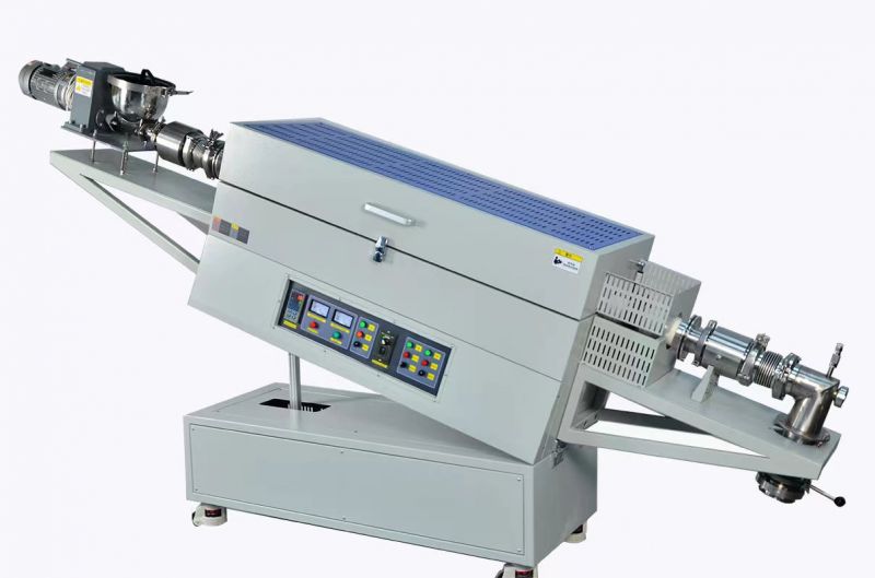 自動進(jìn)料旋轉(zhuǎn)管式爐